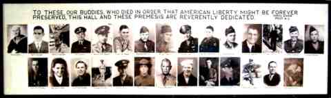 Cross Plains  John Baum WWII Kilroy Was Here Korean