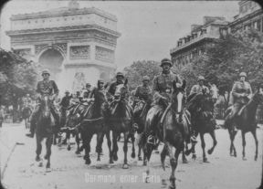 WWII Kilroy Was Here Castle Films GERMANS ENTER PARIS