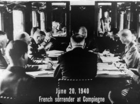 FRENCH SURRENDER AT COMPIEGNE