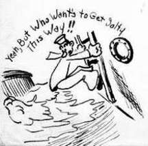 Envelope Cartoons Donald Heiduck humor Kilroy Was Here  WWII War World War Legends info